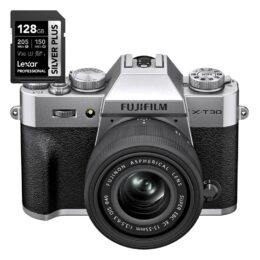 Fujifilm X-T30 III + 13-33mm - silver + SD 128GB - garanzia FUJIFILM ITALIA 2 anni