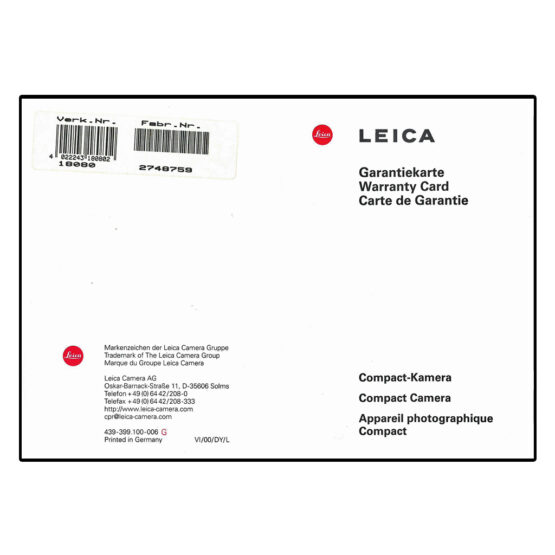 Leica C1 -  fotocamera analogica a pellicola 135mm - immagine 21