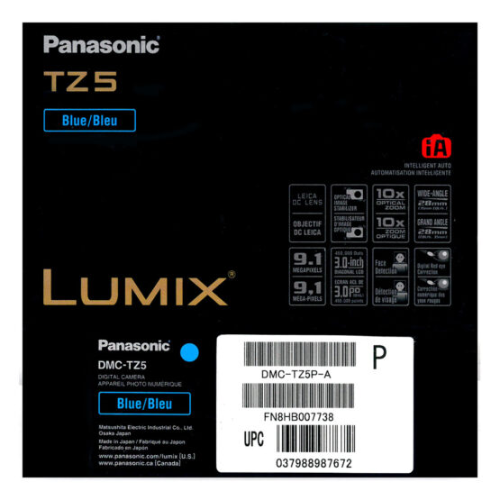 Panasonic Lumix TZ5 - BLUE - USATO AAA - immagine 11