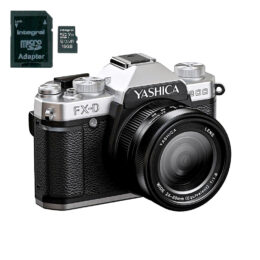 Yashica FX-D 300 silver + scheda MicroSD + kit accessori - Garanzia Fowa Italia 2 anni