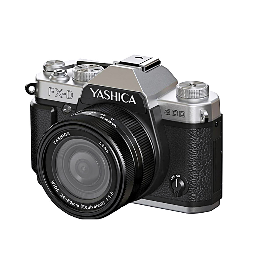 Yashica FX-D 300 silver + scheda MicroSD + kit accessori - Garanzia Fowa Italia 2 anni - immagine 2