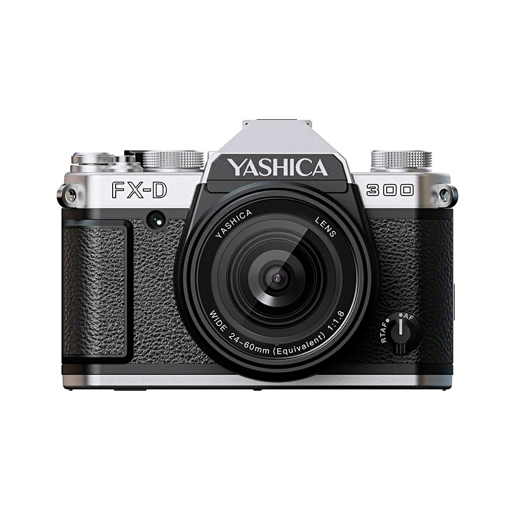 Yashica FX-D 300 silver + scheda MicroSD + kit accessori - Garanzia Fowa Italia 2 anni - immagine 3