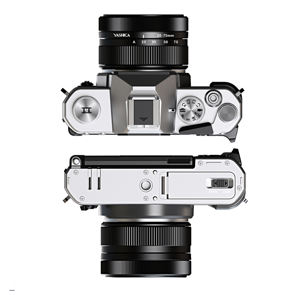 Yashica FX-D 300 silver + scheda MicroSD + kit accessori - Garanzia Fowa Italia 2 anni - immagine 7