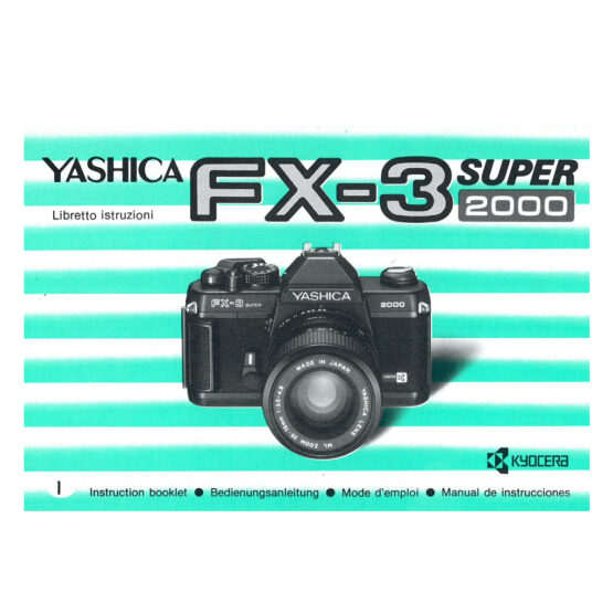 Yashica FX-3 Super 2000 - solo corpo - nero - immagine 11