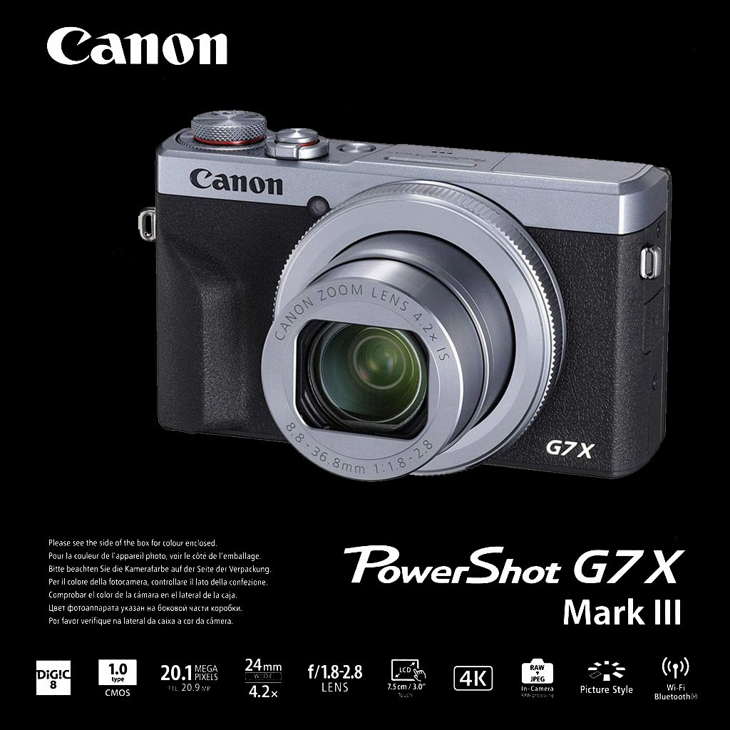Canon PowerShot G7X Mark III + Joby GorillaPod - silver - Garanzia Canon Italia 2 anni - immagine 15