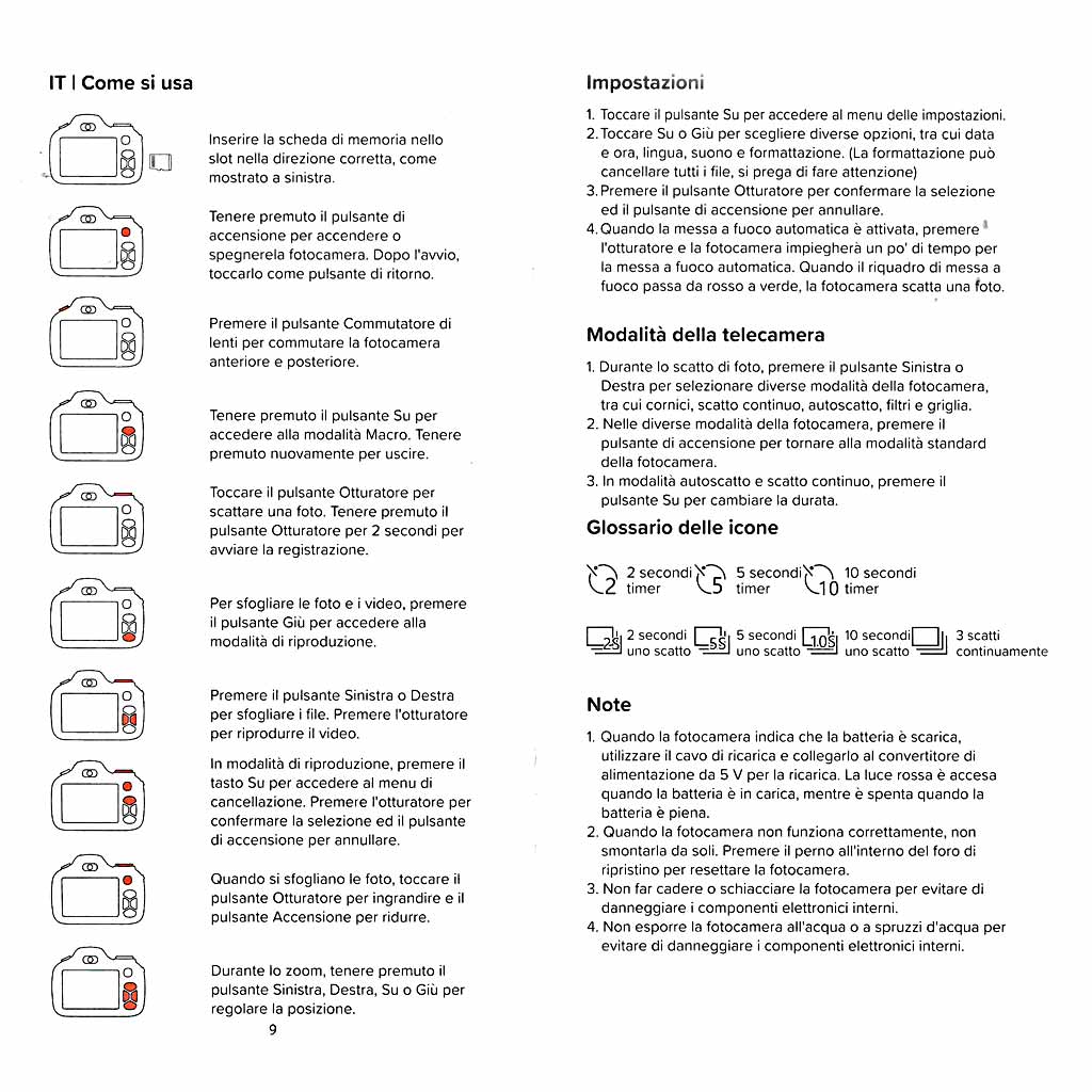 myFirst camera 3 - 16mp - BLU - fotocamera e videocamera digitale per bambini con doppio obiettivo - immagine 11