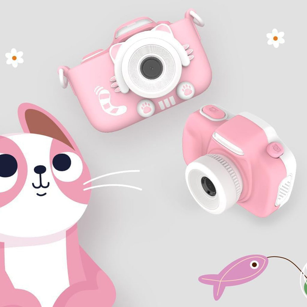 myFirst camera 3 - 16mp - ROSA - fotocamera e videocamera digitale per bambini con doppio obiettivo - immagine 7