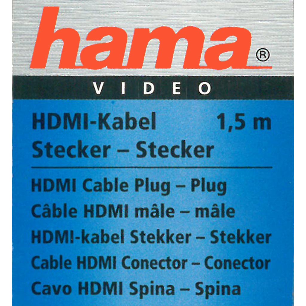 Hama cavo HDMI 1,5mt - High Speed with Ethernet - Placcatura contatti in Oro - immagine 7
