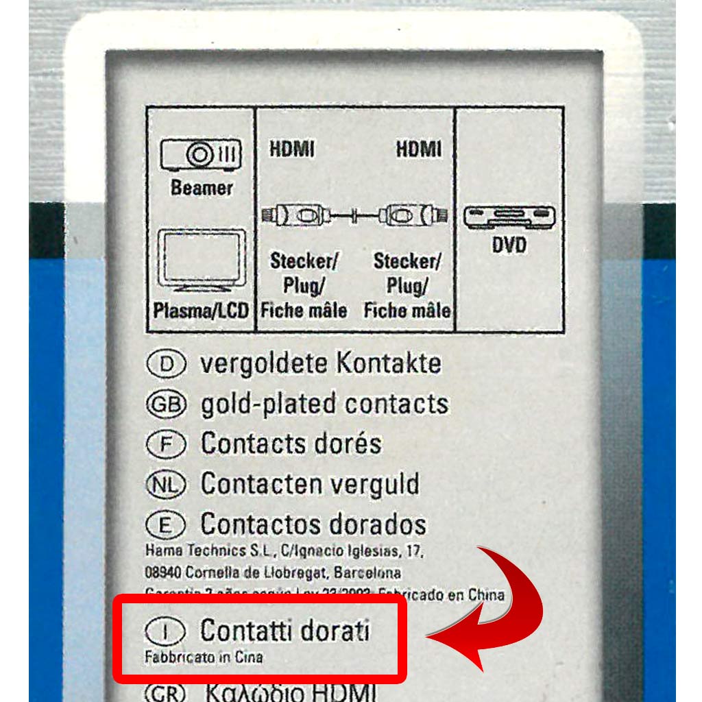Hama cavo HDMI 1,5mt - High Speed with Ethernet - Placcatura contatti in Oro - immagine 9