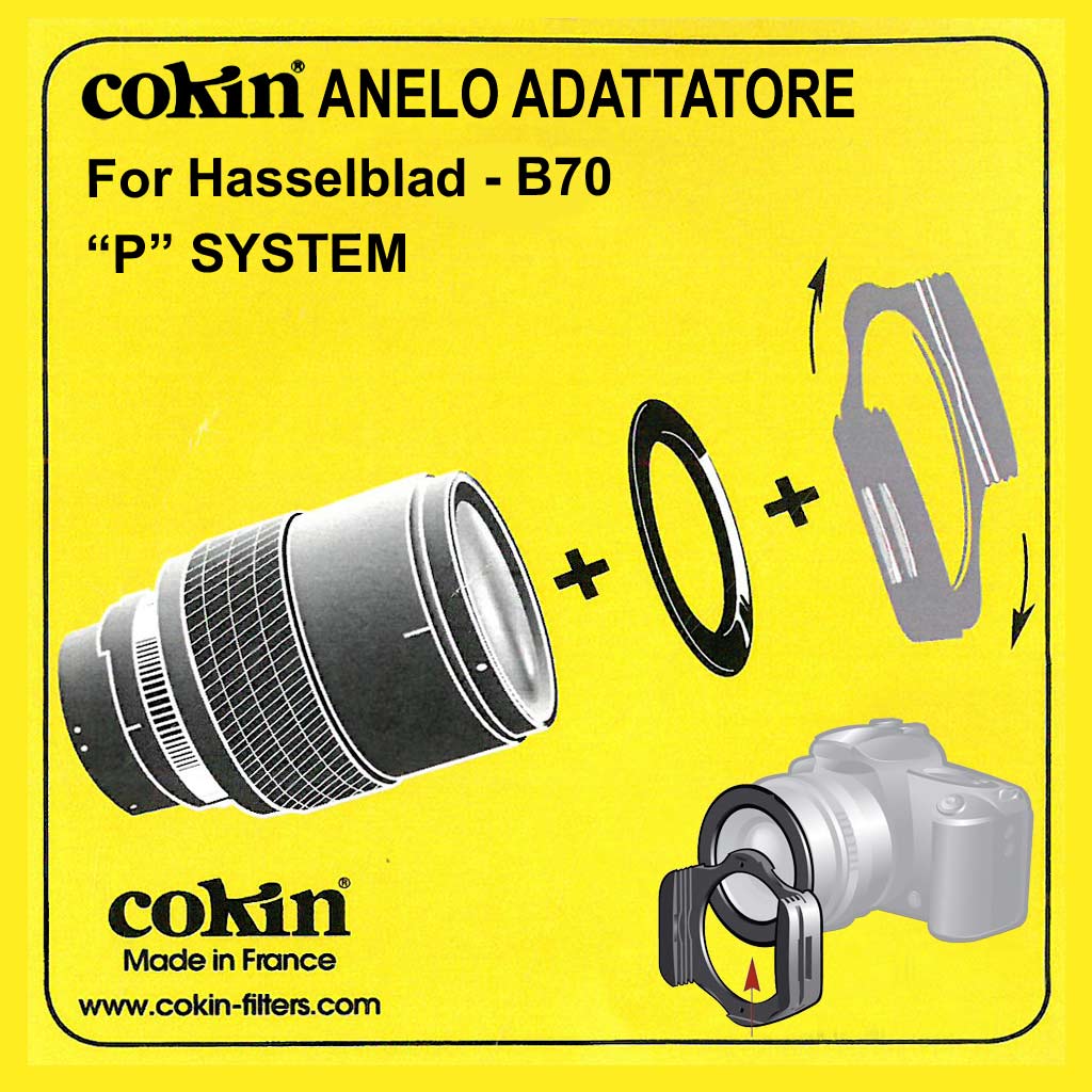 Cokin anello adattatore B 70 per Hasselblad sistema P - immagine 8