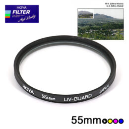 Hoya filtro UV - 55mm a vite - con astuccio