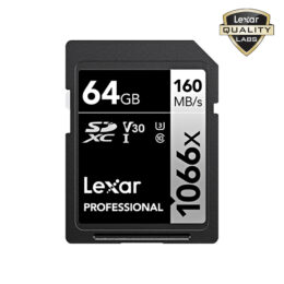 Lexar scheda SD 64 GB Pro Silver SDXC UHS-I U3 V30 4K UHD