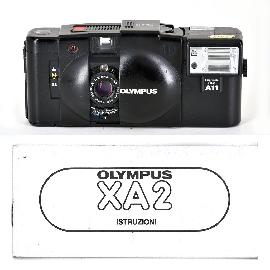 Olympus XA2 - ob. F. Zuiko 35mm f/3.5 + flash A11 - USATO - immagine 13